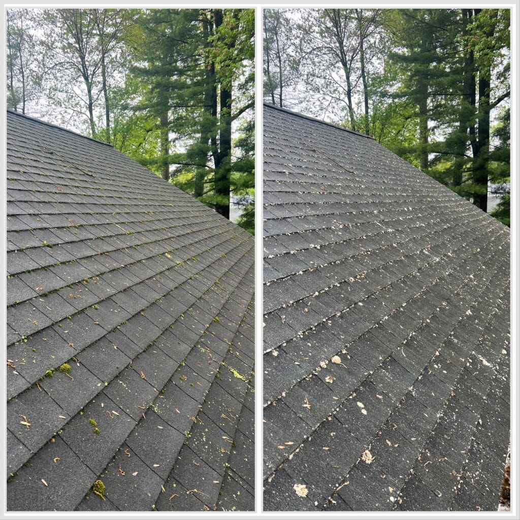 Roof-Cleaning-in- Granby, CT